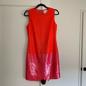 kate spade corblock sequin dress sz 4